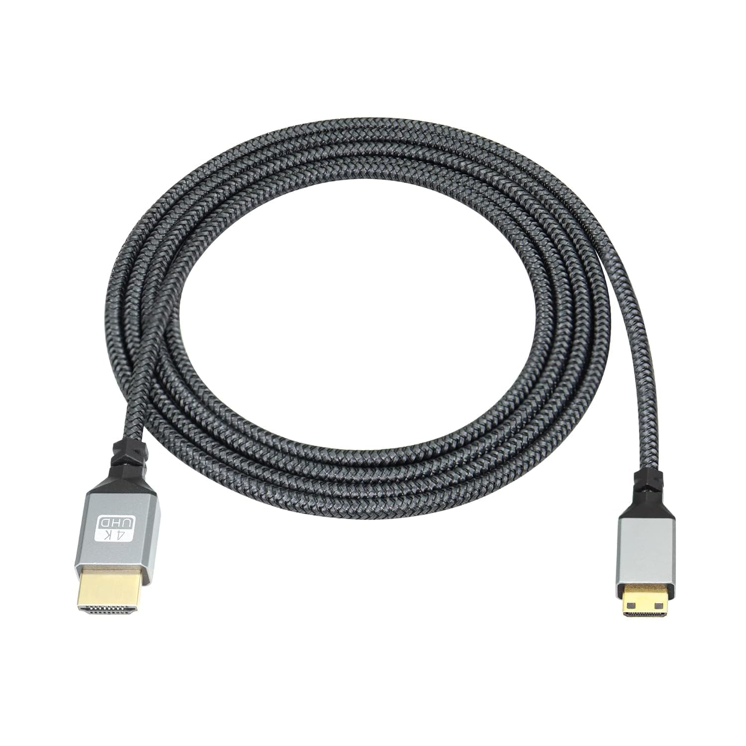 ETZIN Mini HDMI to HDMI Cable 6FT, High Speed 4K 60Hz HDMI 2.0 Nylon Braided Cord, Compatible with Camera, Camcorder, Tablet and Graphics/Video Card, Laptop, Raspberry Pi Zero W, Grey, EPL-1216CC (B0D1BHVYCC) Amazon Price History, Amazon Price Tracker