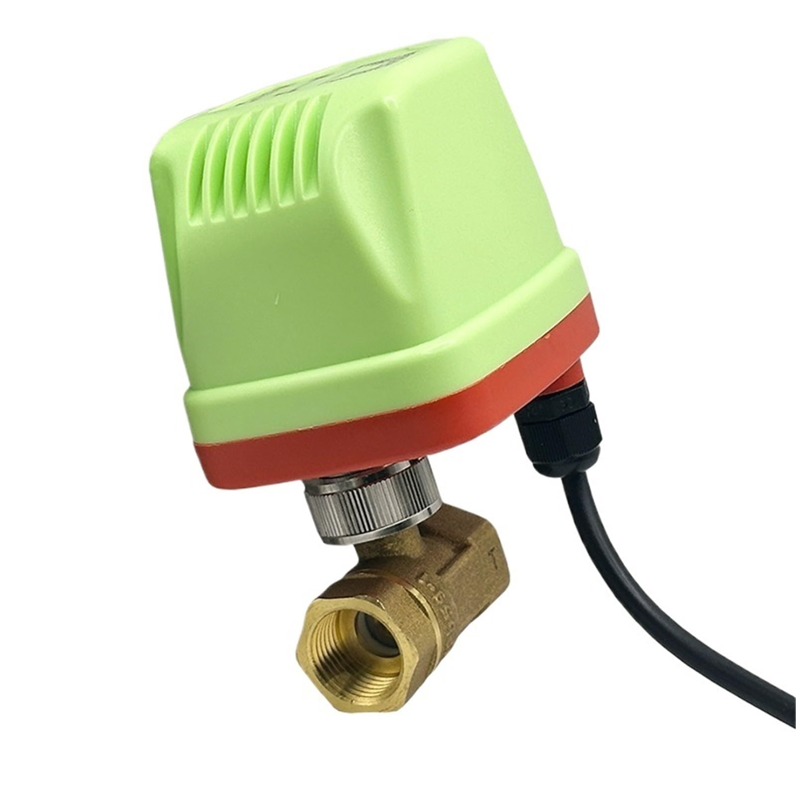 Valvola a sfera motorizzata impermeabile IP65 da 1/2", 3/4", 1", 2", valvola a sfera in ottone a 3 fili e 2 controlli, motore in metallo Big Tq(1/2",24VDC_CR03)