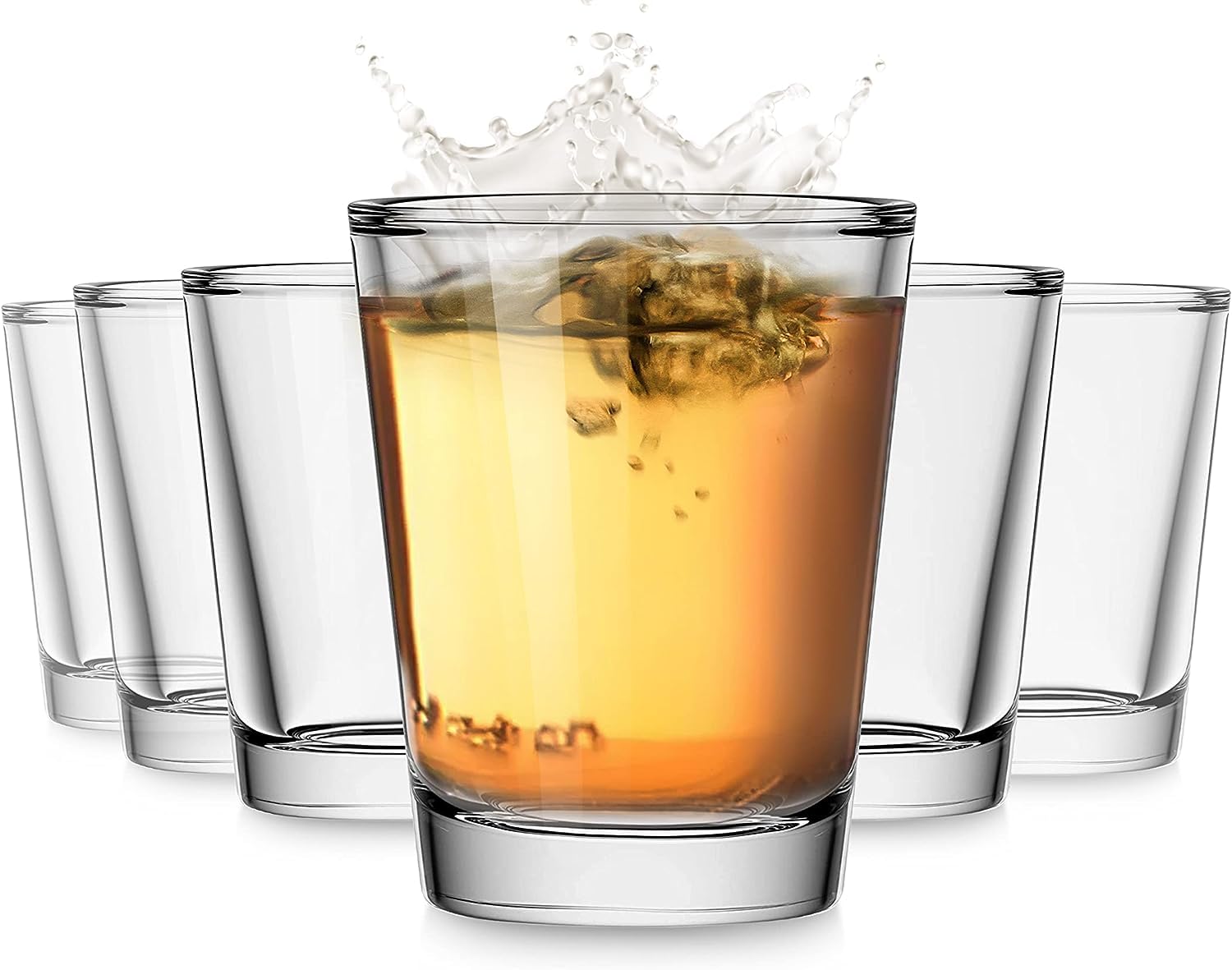 Premium Shot Glass Set with Heavy Base, 60 ML Square Shot Glasses, 6 Pack Clear Shot Glass (6) — Amazon image 14