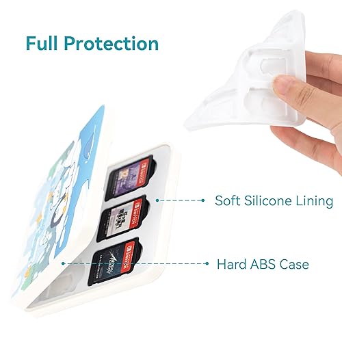 Miniatura 2 de YOCORE Switch Game Holder Case for SwitchOLED with 12 Cartridge Slots, Portable Storage Card Box Games Holder Organizer for Switch, Lite, OLED Game