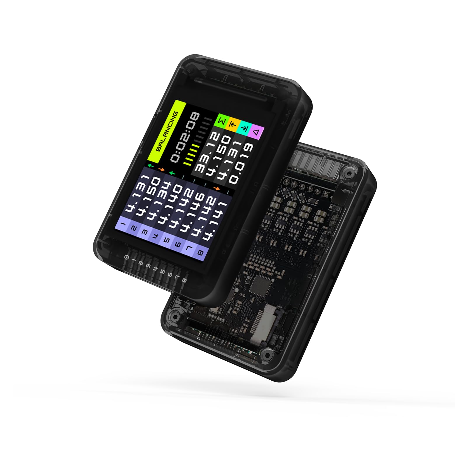 ISDT Smart LiPo Active Equalizzatore Bilanciatore con Display Tensione | LiPo Balancer 3A ±5mV 2S-8S Display a Colori Controllo App Design Portatile Compatto