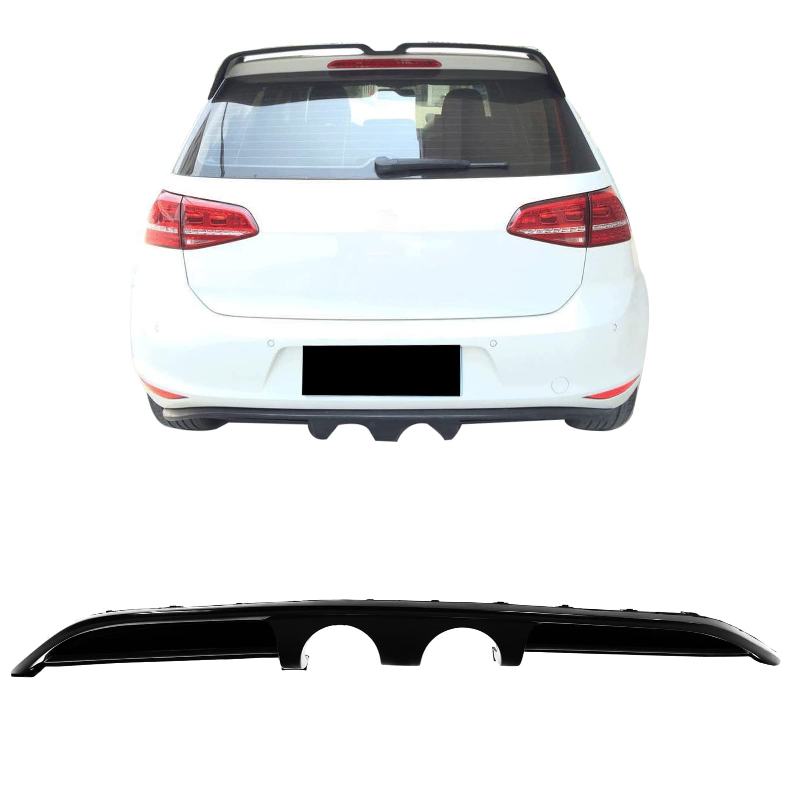 Buy Rear Bumper Lip Compatible With 20152016 Volkswagen Golf, Type B