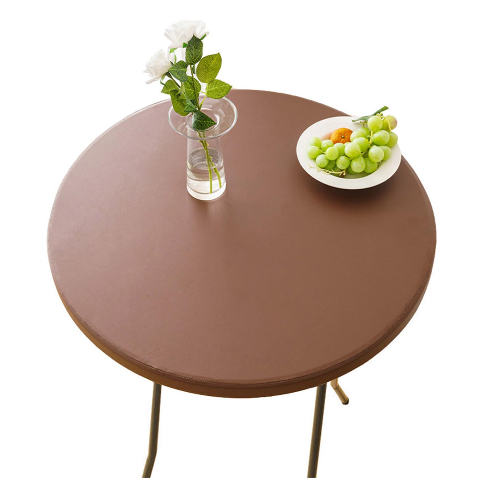 CIEEIN CIEHT PU Tablecloths Table cloth Tablecover Home Hotel Restaurant Bar Party Waterproof Oilproof Table Covers Coffee Round 60cm โ image 1