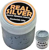Pasta Térmica Prata Para Processador Pc Notebook Alto Desempenho Real Silver 20g