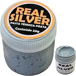 Pasta Térmica Prata Para Processador Pc Notebook Alto Desempenho Real Silver 20g