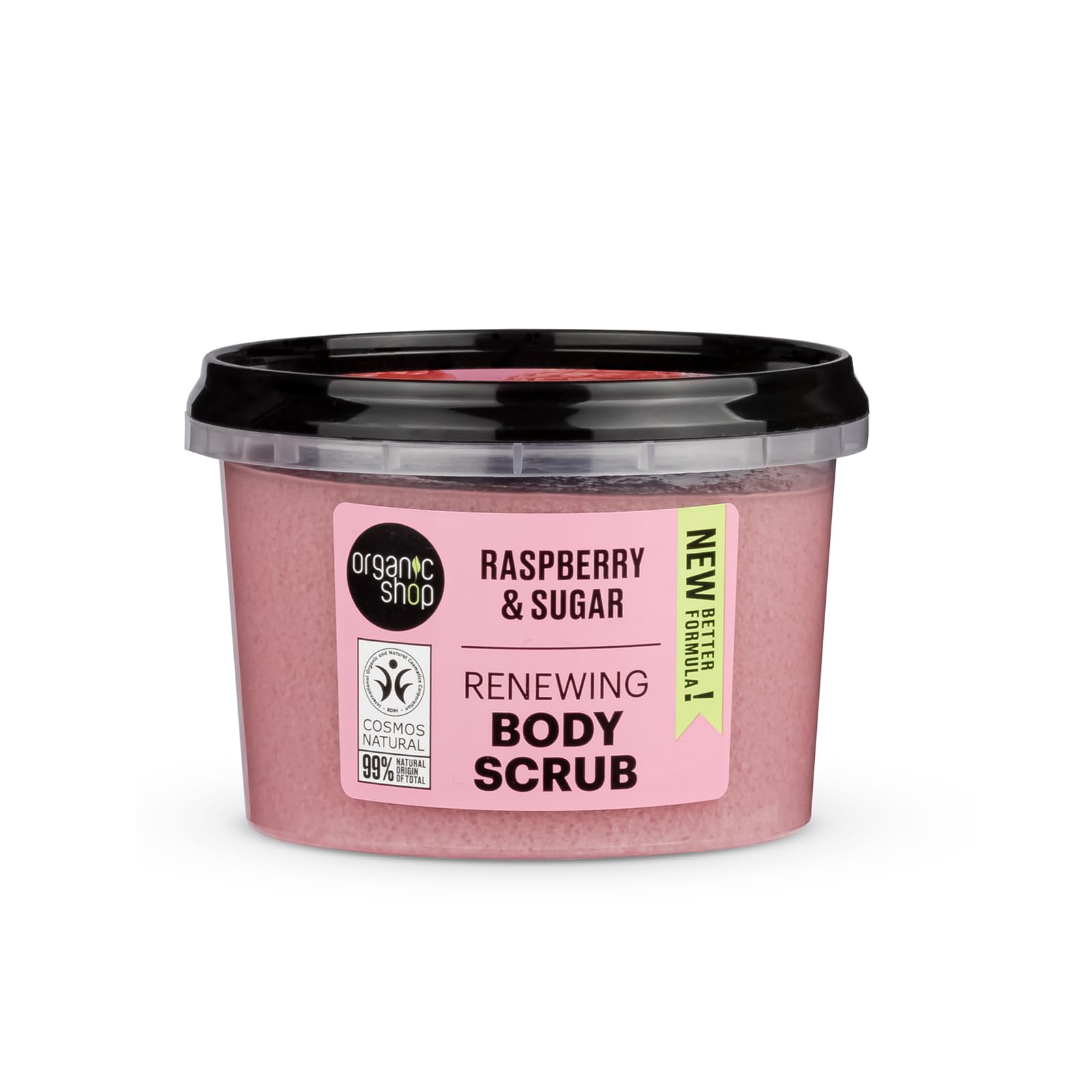 Organic Shop Body Scrub Natural Raspberry Cream and Sugar 250ml by Organic Shop-picture-45