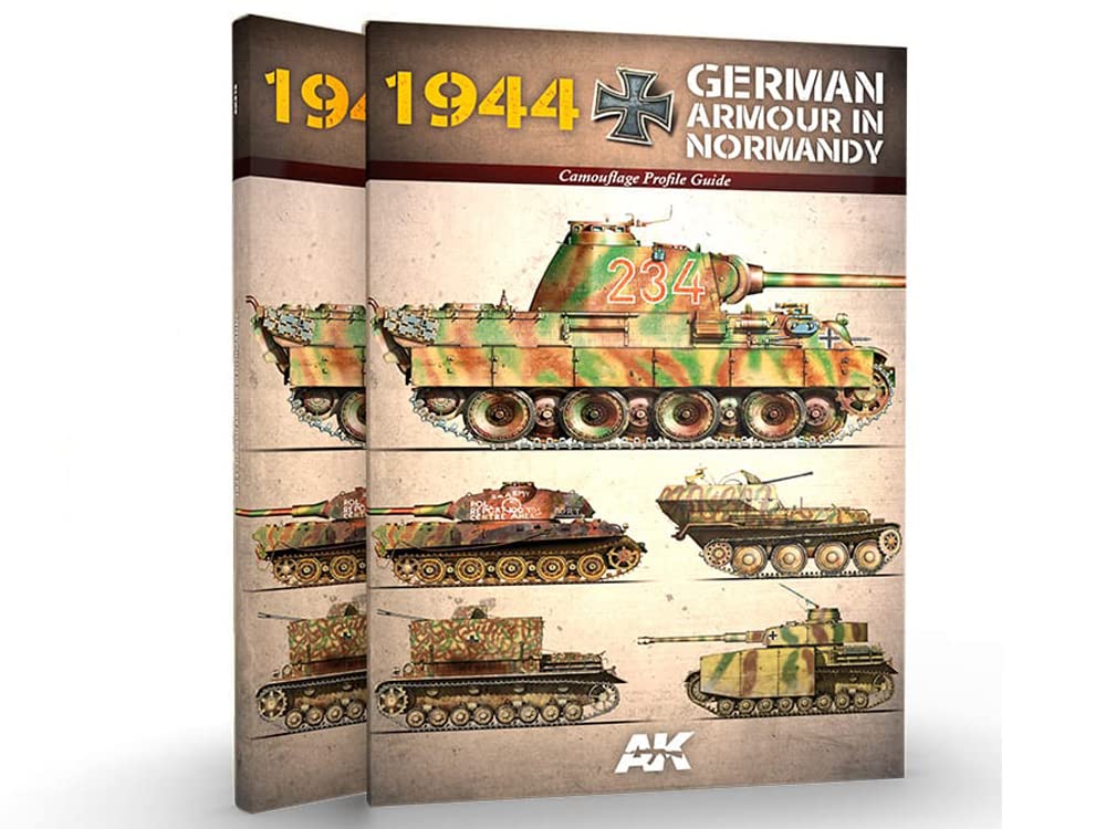 Manual 1944 German Armour In Normandy para tardes de modelismo