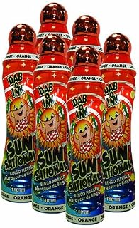 Sunsational Six Pack 4oz Orange Bingo Dauber