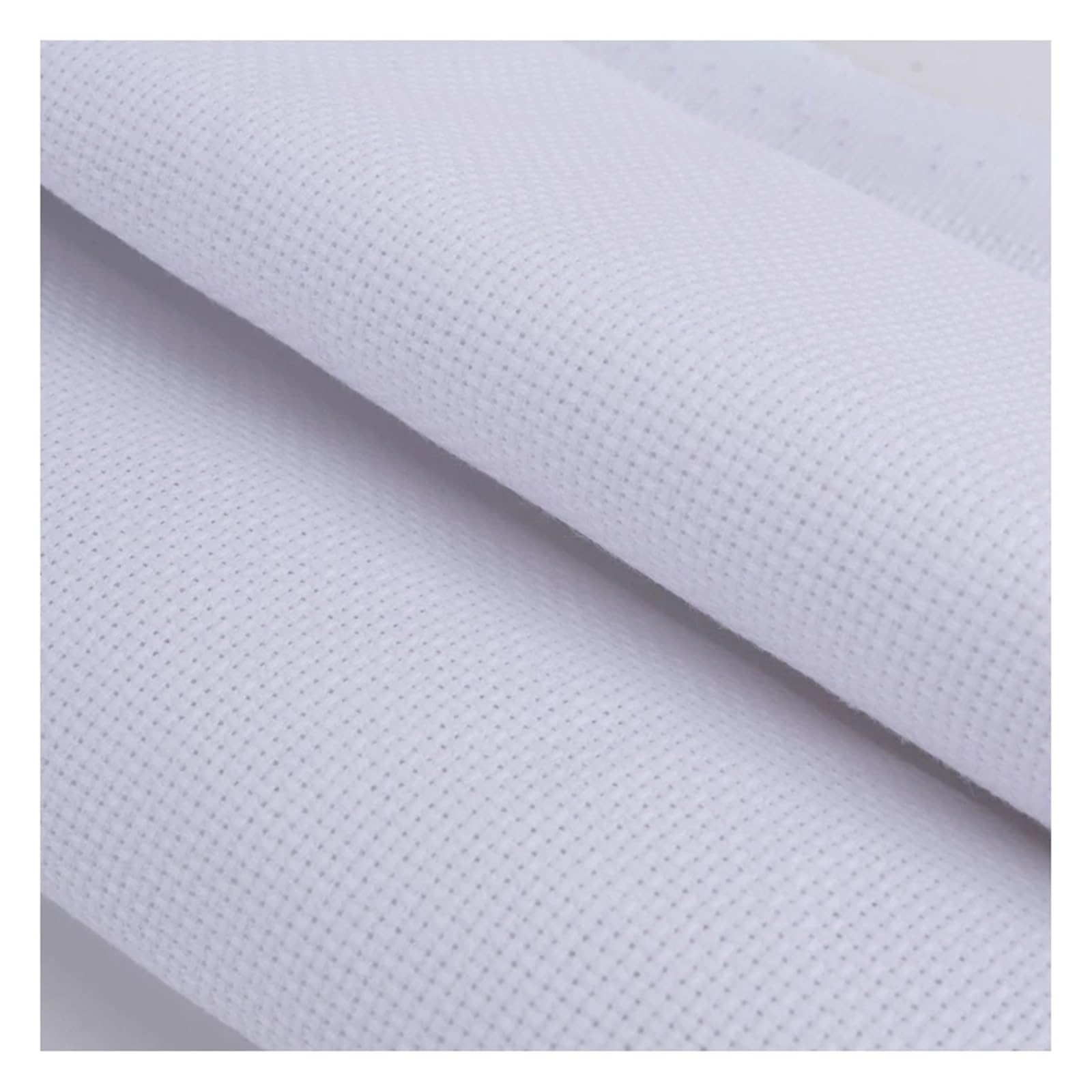 Tela Aida Tela de bordado color blanco 16 quilates, lienzo for punto cruz, tela Aida(200x150cm)