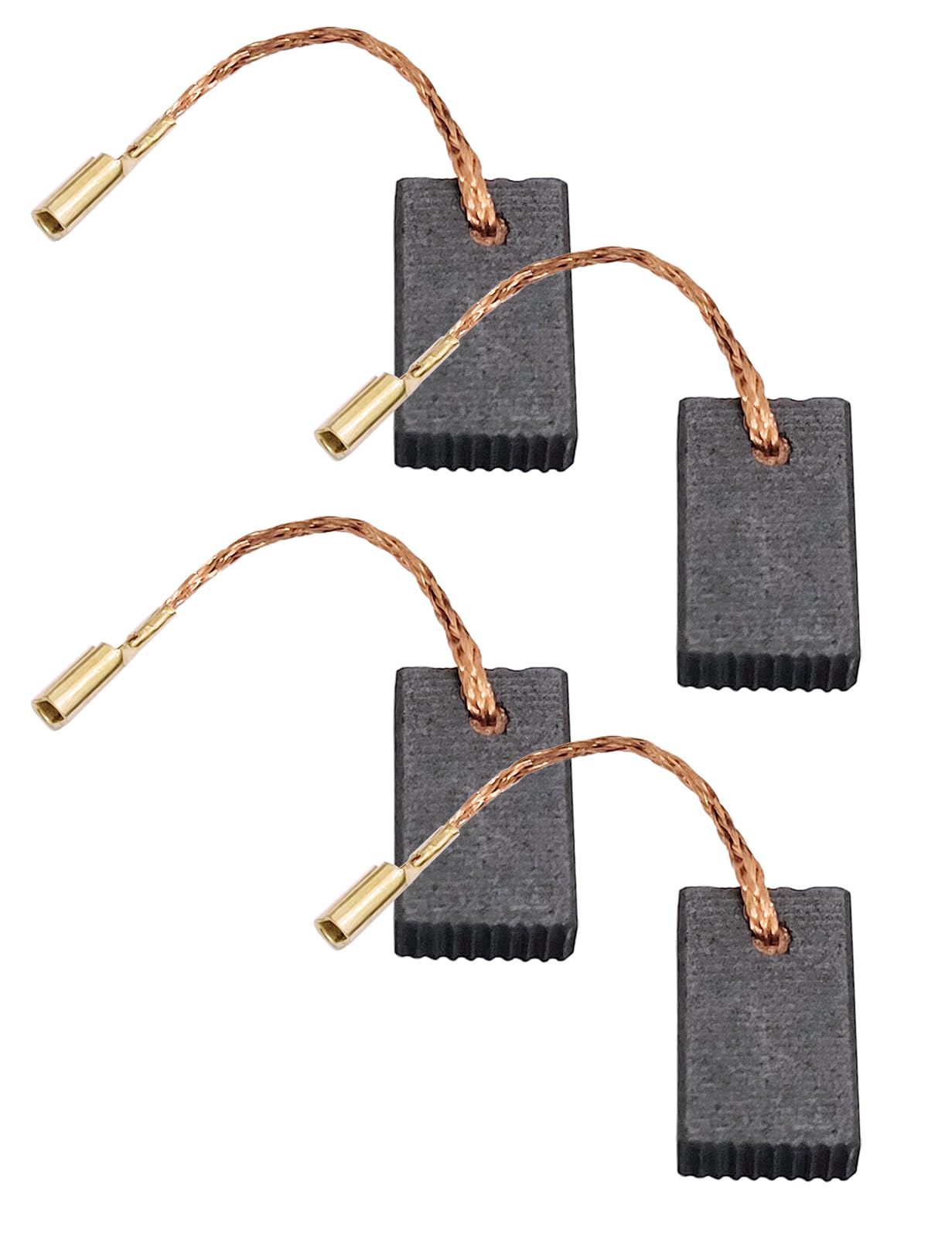 2 Pairs Carbon Brushes 316034930 31603551 316035510 16x10x5mm with Automatic Stop Competible with W8-125 W7-115 W7-125 WE14-125Plus