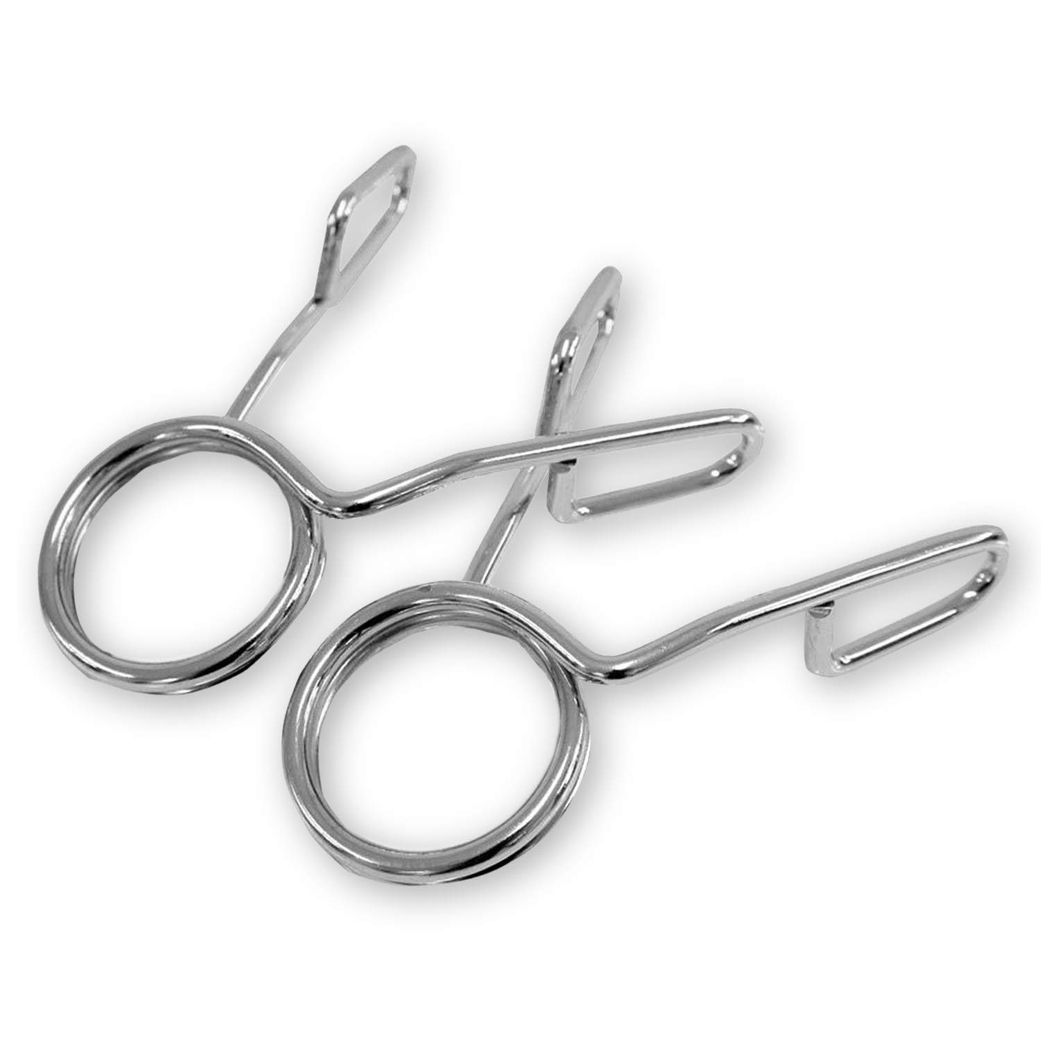 FITSY® Barbell Spring Collar Clip for 2 Inch Olympic Barbell Bar, Pack of 2