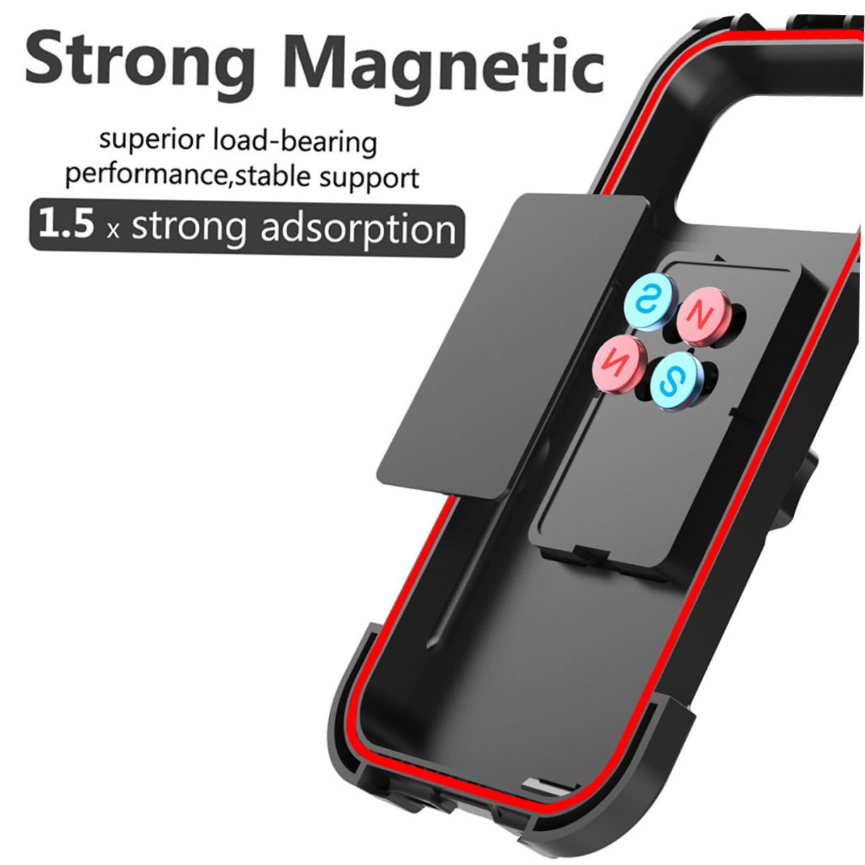 1pezzi Supporto Smartphone Per Bicicletta e Supporto Per Navigazione Con Rotazione Montaggio Facile Su Manubrio Compatibile Con Tutti Gli Smartphone