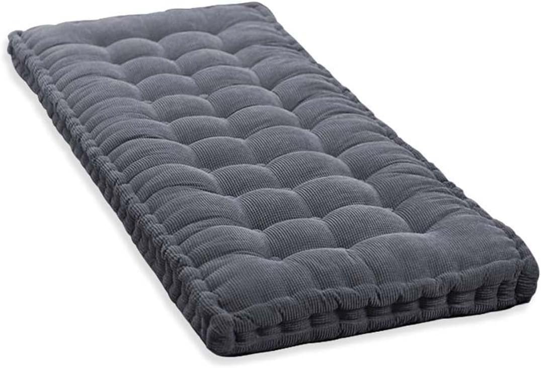Coussin de banc haut de gamme en coton capitonné épaisseur 5 cm pour terrasse