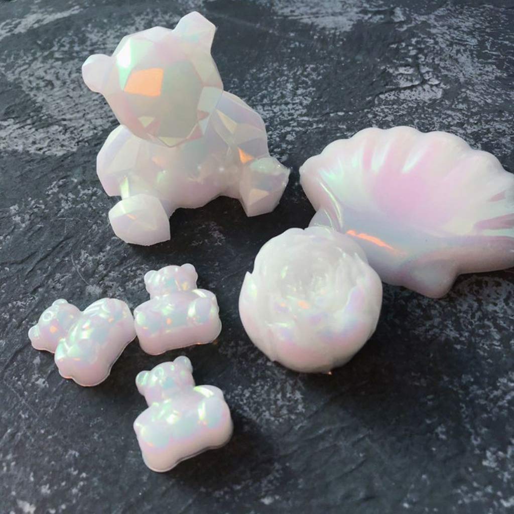 Nawwgy 1 Set Handmade Cosmetic Grade Pearlescent Natural Mineral Powder Epoxy Resin Dye Pearl Pigment for Candle Soap