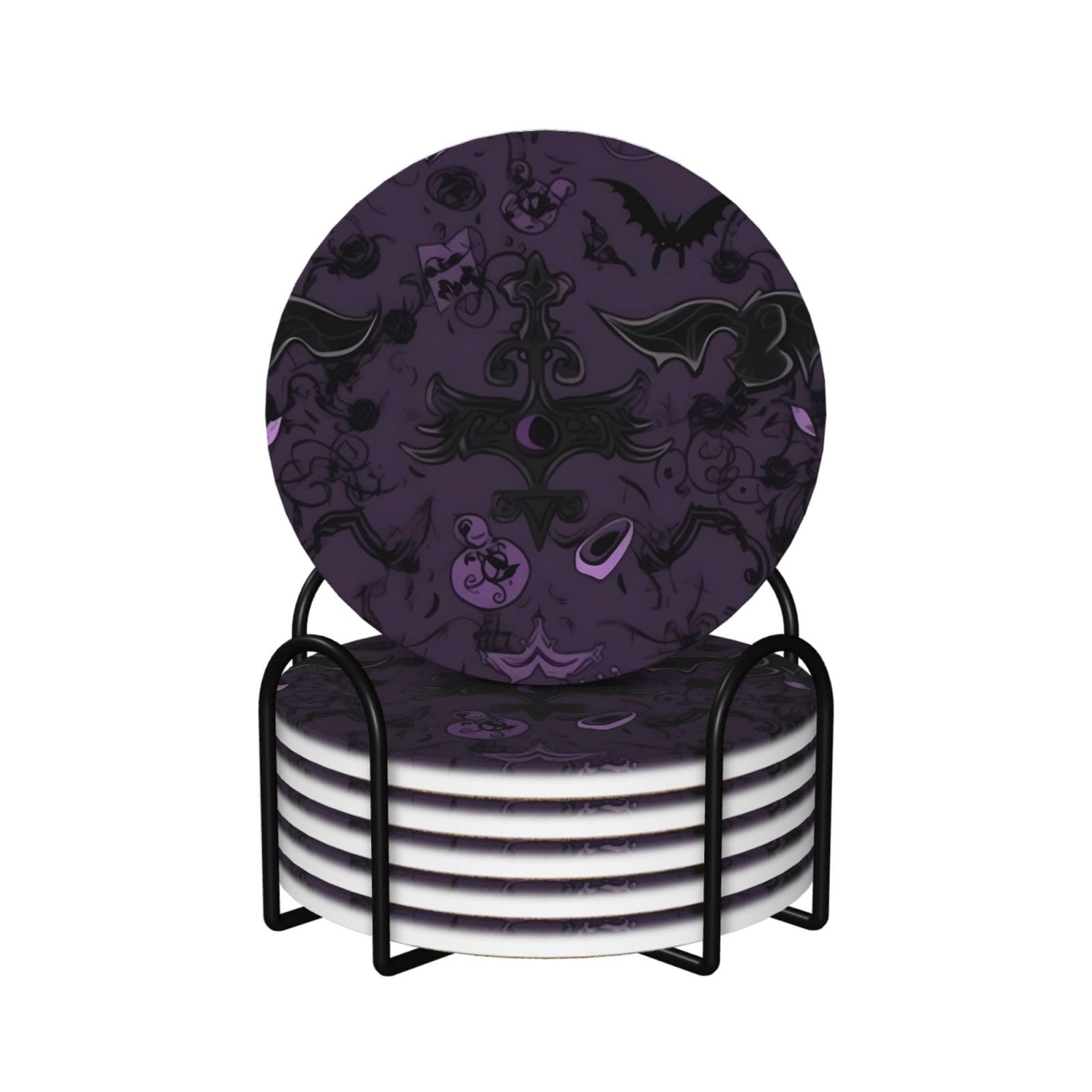 Dessous de verre en céramique avec support pour éviter les taches sur votre table de bar