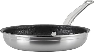ProBond Collection - TITUM 100% Triple Bonded Nonstick Stainless Steel Frying Pan, Induction Cooktop Compatible, Made Without PFOAs (8.5-Inch)