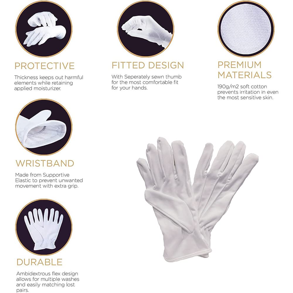 6 works Gloves, Multi-Purpose Gloves, Non-Slip Gloves with 4 Finger Seams and 3 Veins, Ergonomic Gloves for Home Garden - Image 4