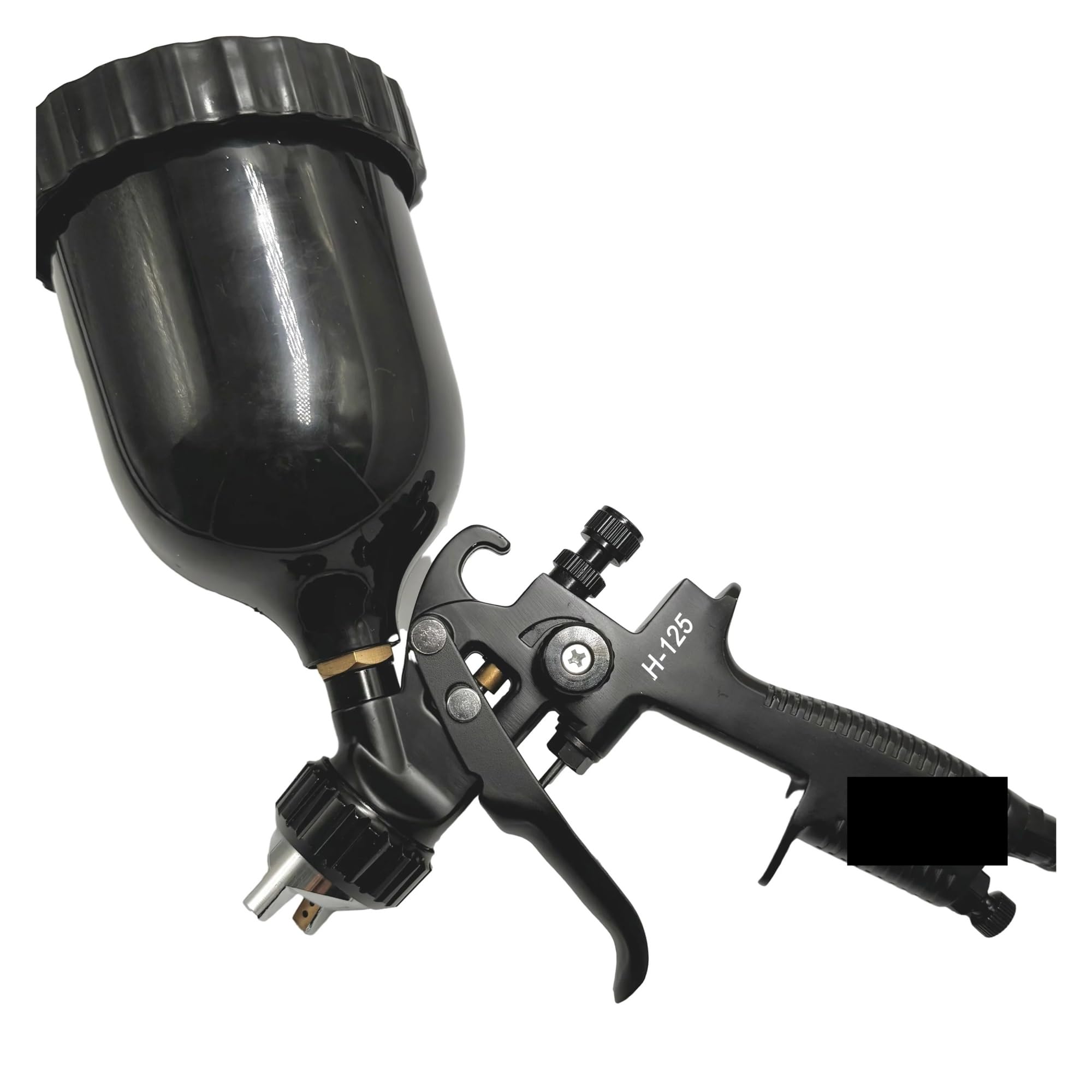 Pistola Rociadora, Pistola pulverizadora HVLP for proyectos de bricolaje: sistema alimentación por gravedad 600 ml con boquilla 1,3 mm for coches y muebles