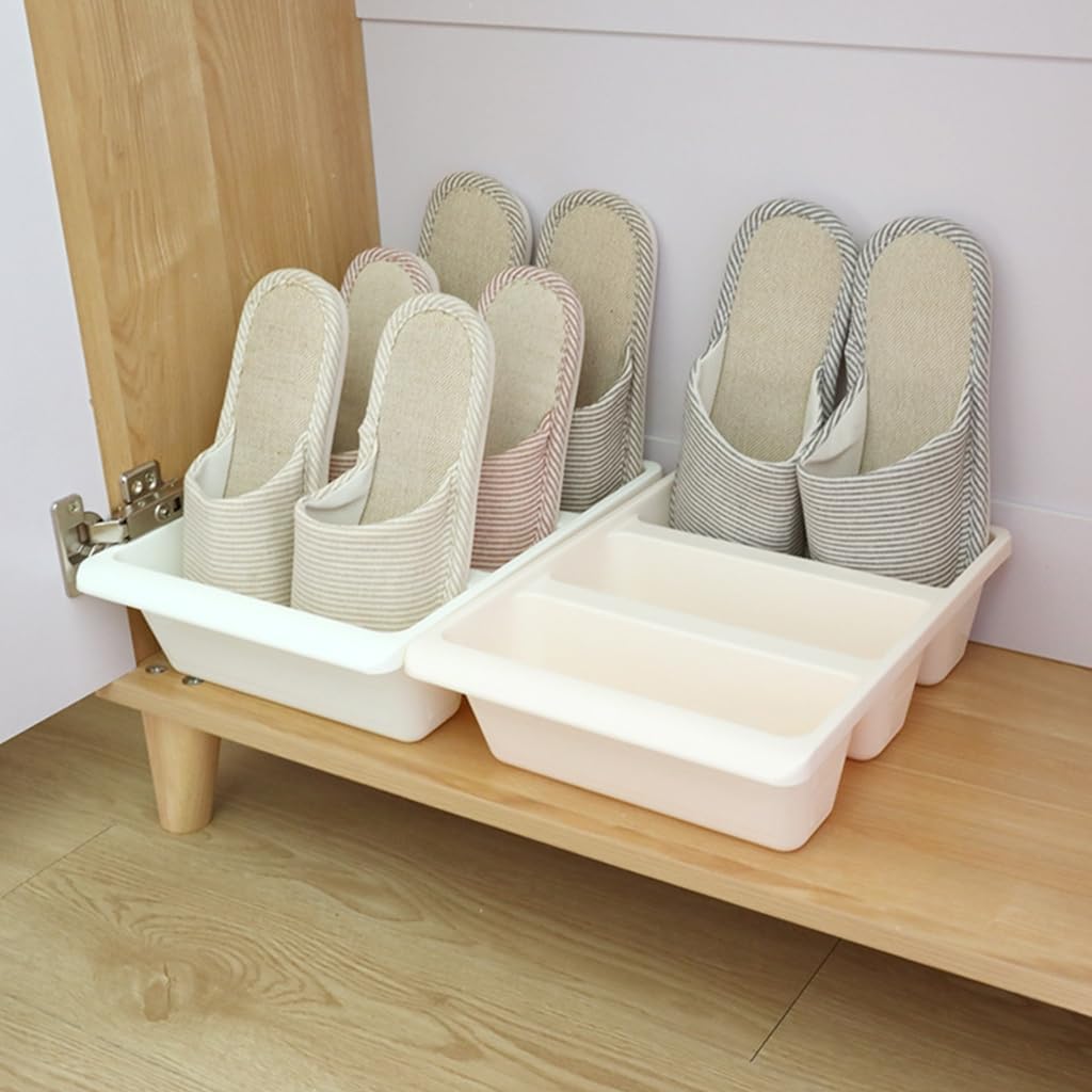 1/2xShoe Rack Box for Home Vertical Storage Rack Space Saving Durable Practical Shoe Shelf for Home Shoe Organizer Rack