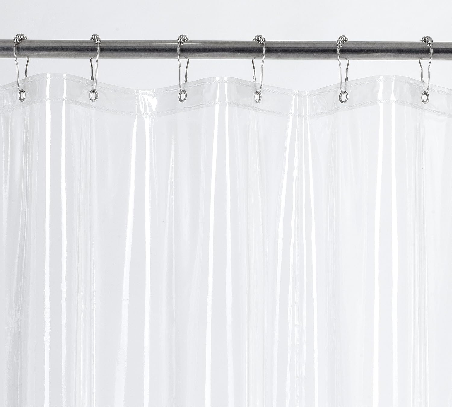 Utopia Bedding PEVA Shower Curtain Liner, Waterproof Bathroom Shower Curtain, 72 x 72 Inch Clear Shower Liner with Rustproof Grommets for Bathtub and Shower Stall