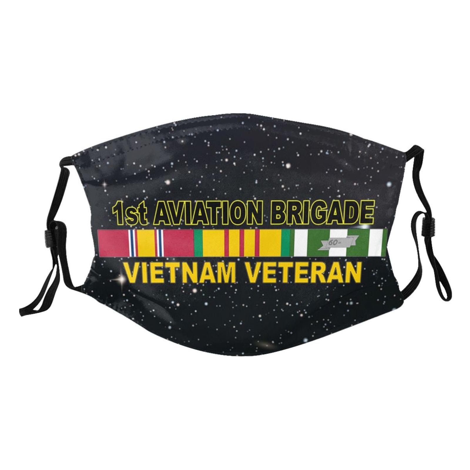 1st Aviation Brigade Vietnam Veteran Adult Dust Mask Adjustable Dust Face with 2 Filter77