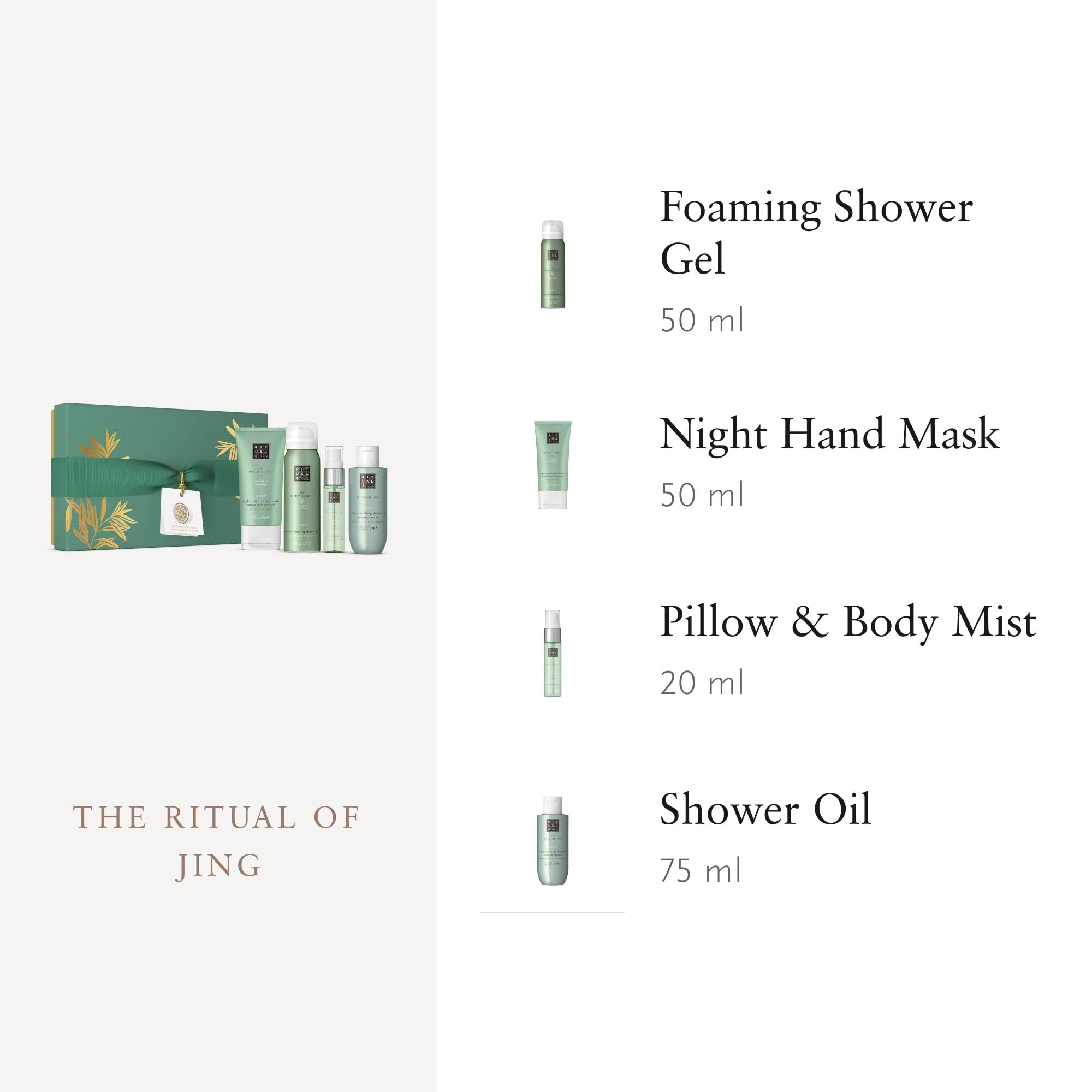 RITUALS Cofanetto Regalo The Ritual of Jing Small - prodotti per il bagno e la cura del corpo arricchiti con sandalo e lavanda - Un cofanetto regalo dalle proprietà rilassanti e nutrienti