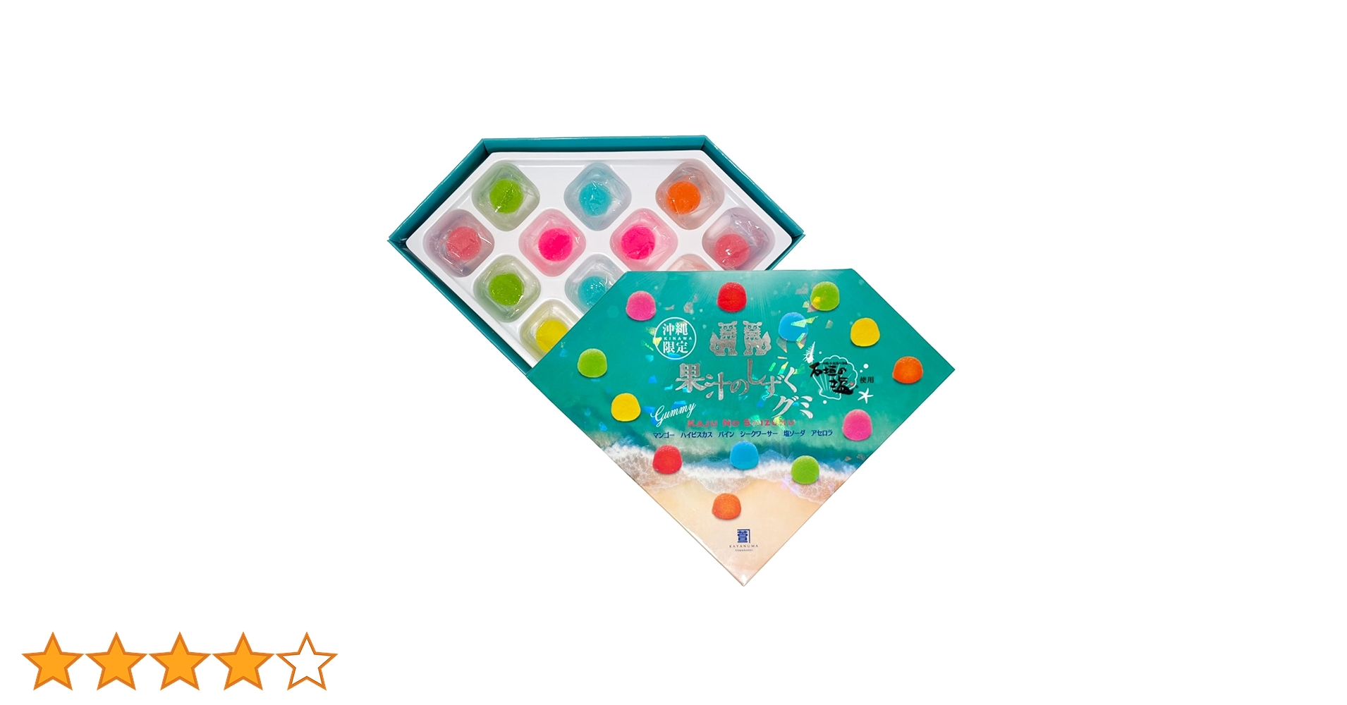 Amazon | 果汁のしずく グミ 1箱（13個入り） 【 沖縄限定 6