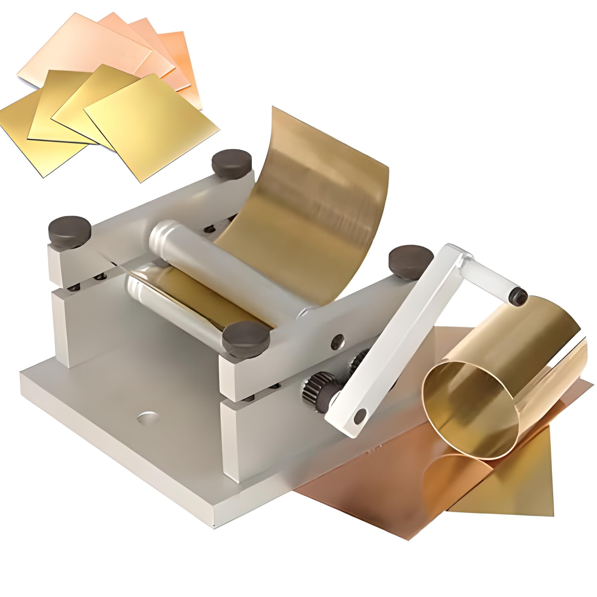 Máquina manual de laminado para doblar metal con precisión en joyería DIY