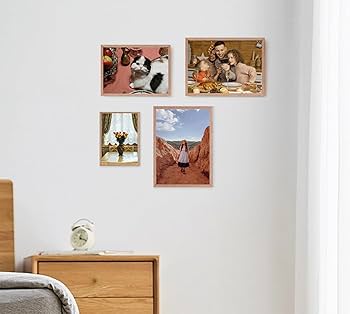 Amazon.com - LYYYXGYP A3 Oak Wood Picture Frame 3 Pack 11.7x16.5