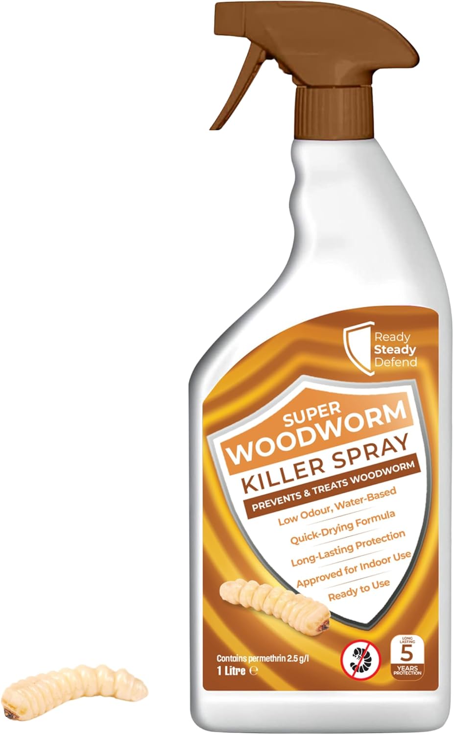 Ready Steady Defend Woodworm Killer Spray – 1 Litre