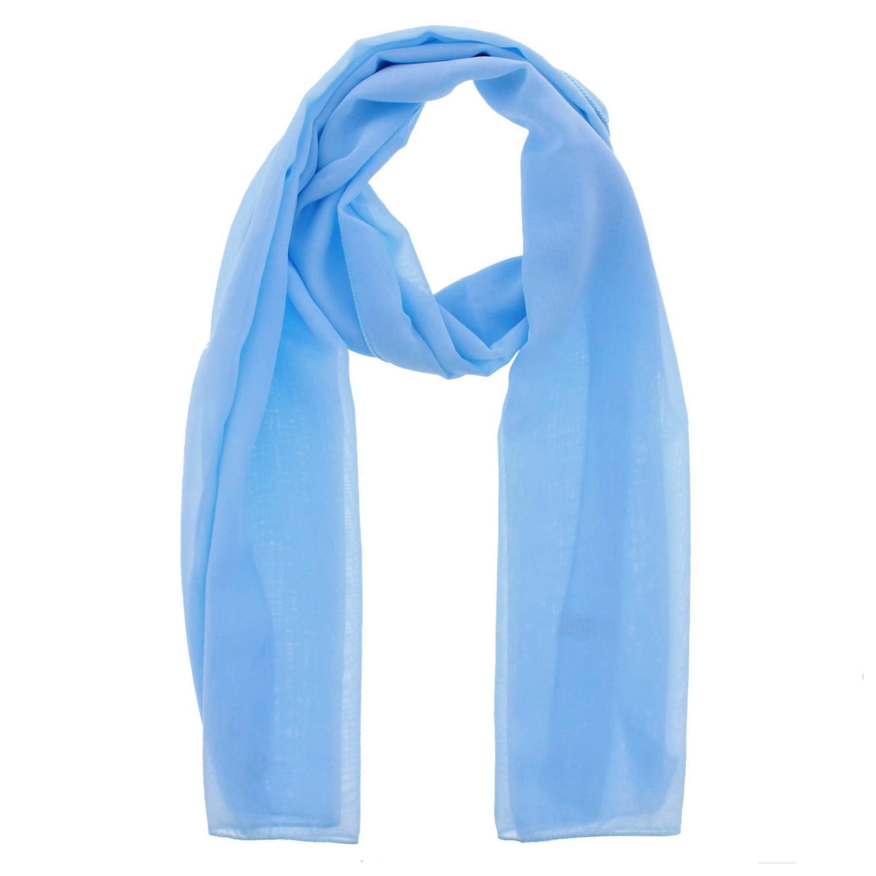 Cyunda Sciarpa in chiffon per donne e ragazze