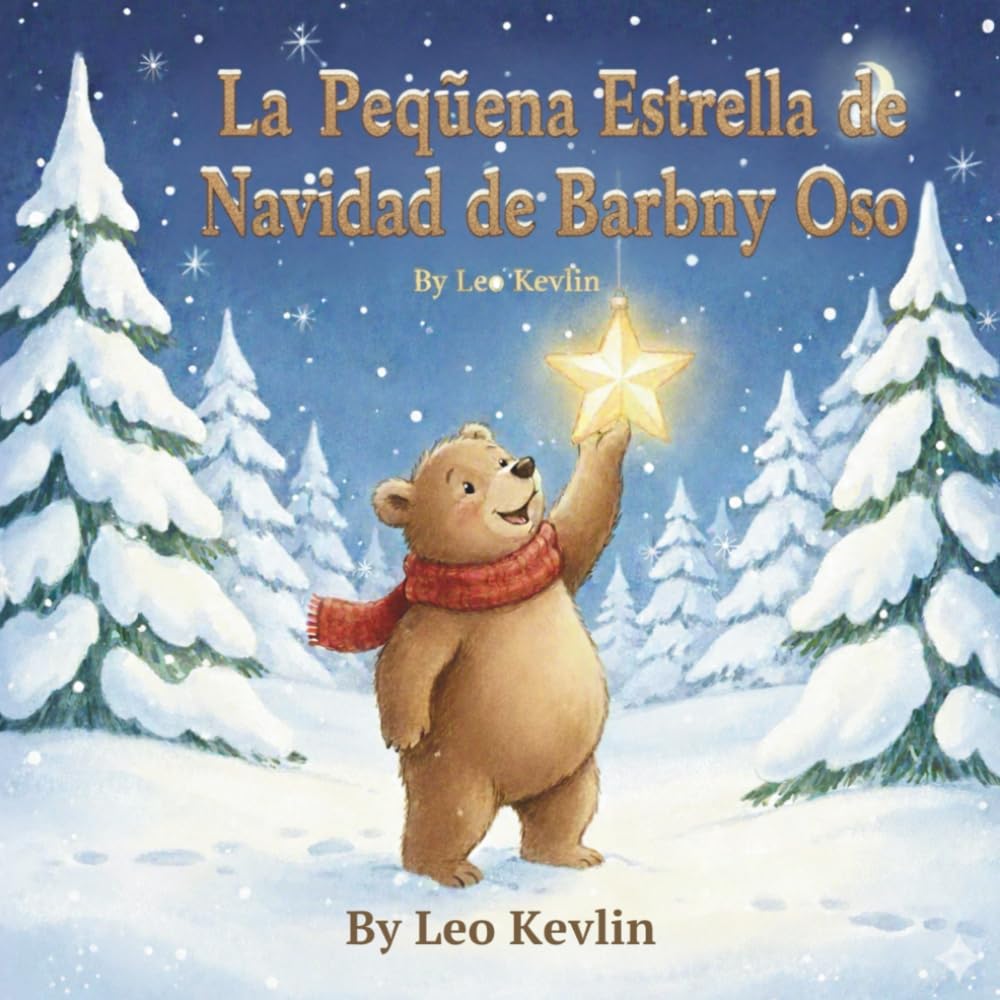 La pequeña estrella navideña del oso Barnaby:: Un dulce libro ilustrado de animales para niños pequeños de 3 a 5 años (Spanish Edition)