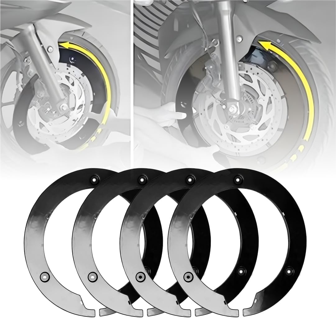 Vagary (ABS) Pro Disc Wheel Cover Pack of 4 for 2 Wheels Suitable only 17 inch Motorcycle Wheels