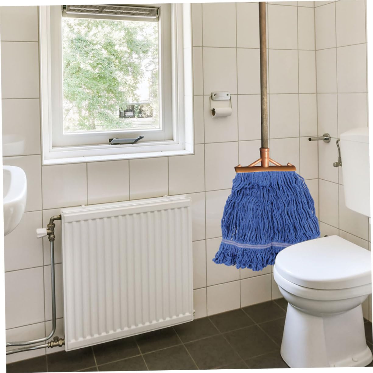 Mobestech 2 Pezzi Testa Ricambio per Mop Assorbente Acqua Accessorio per Pulizia Testa per Mop Facile Installazione e Ottimi Risultati Pulizia