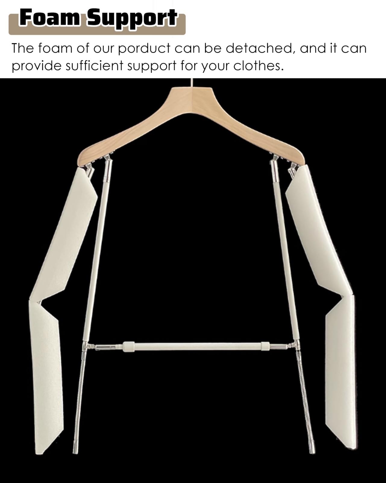 Maniquí para Vestidos, Percha de exhibición de maniquí de Madera portátil y Ajustable - Ideal para sastrerías, centros comerciales y Uso doméstico, exhibiciones de Ropa y diseñ