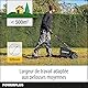 Powerplus Elektro-Rasenvertikutierer POWXG75130-1300 W und 320 mm Schnittbreite, 2-in-1-Lüfter und Elektro-Vertikutierer für Ihren Garten