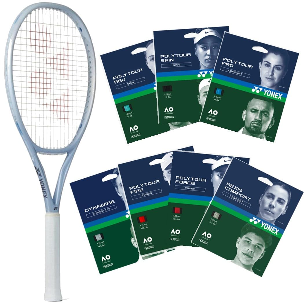 Yonex Muse 100SL Pearl Silver Tennis Racquet - Custom Strung with Your Choice of String