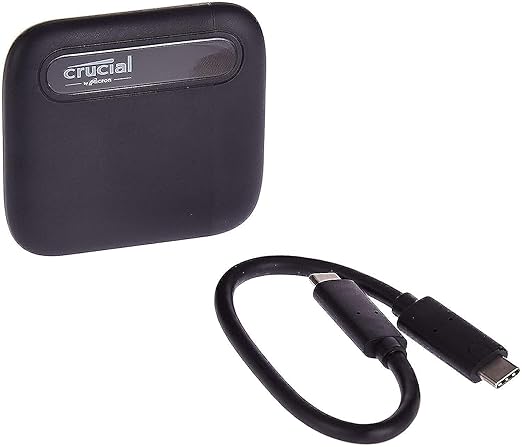 Crucial X6 4TB Portable SSD Up to 800MB/s USB 3.2 External Solid State Drive, USB-C – CT4000X6SSD9 at Rs. 19999