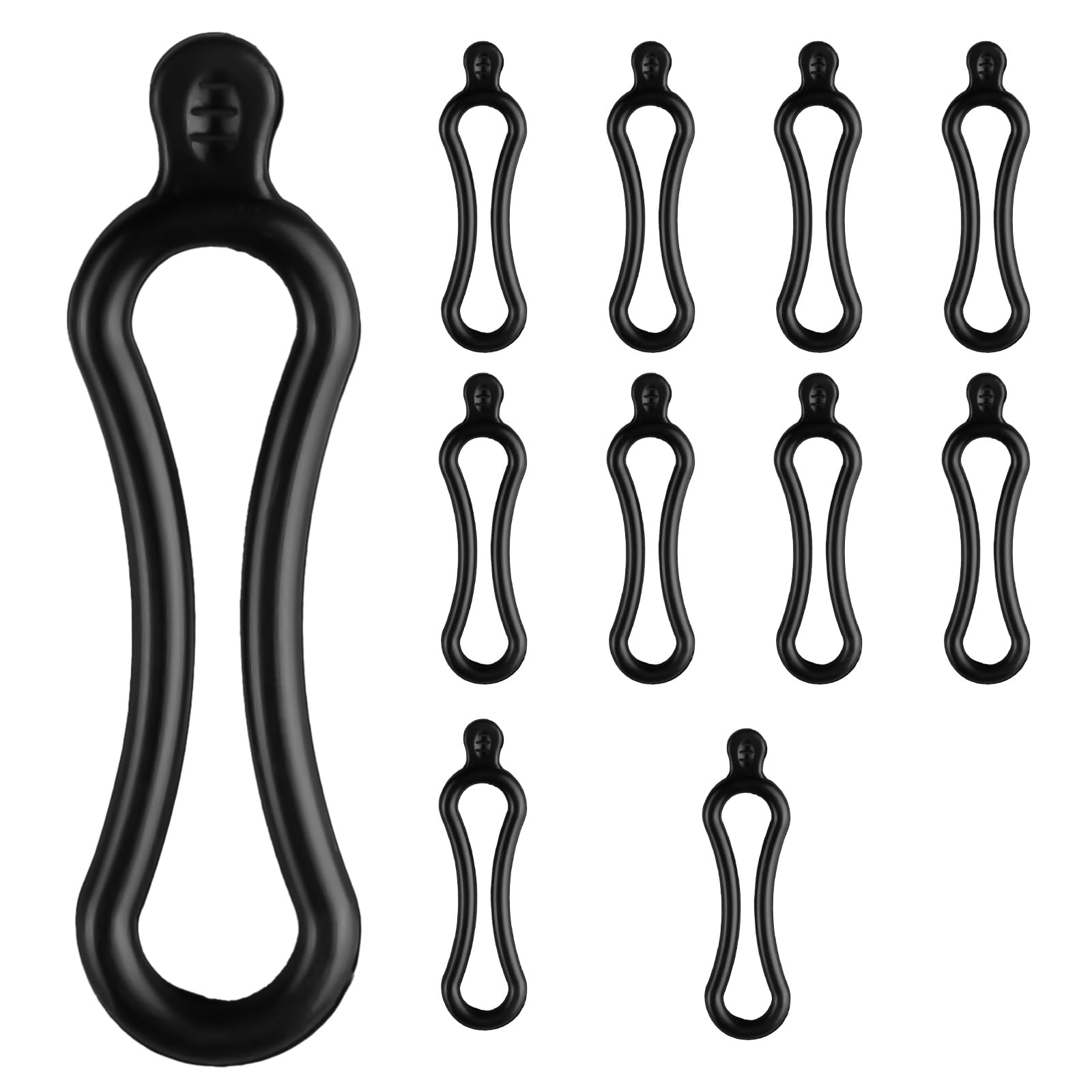 10 Pcs Rubber Snubbers Straps for ATV Gun & Bow Rack Gun Holders Snubbers for ATV Replacement Straps Bow Tool Rack Rubber
