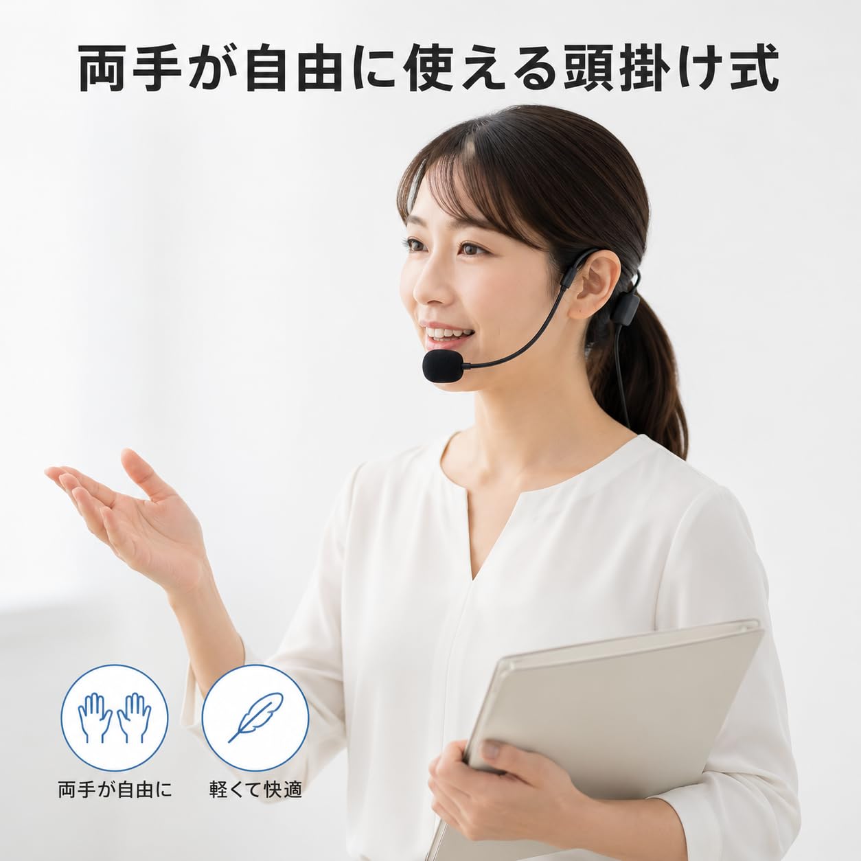 Amazon | 首掛けマイク コンデンサーマイク 3.5mm 6.3mm対応 ヘッド