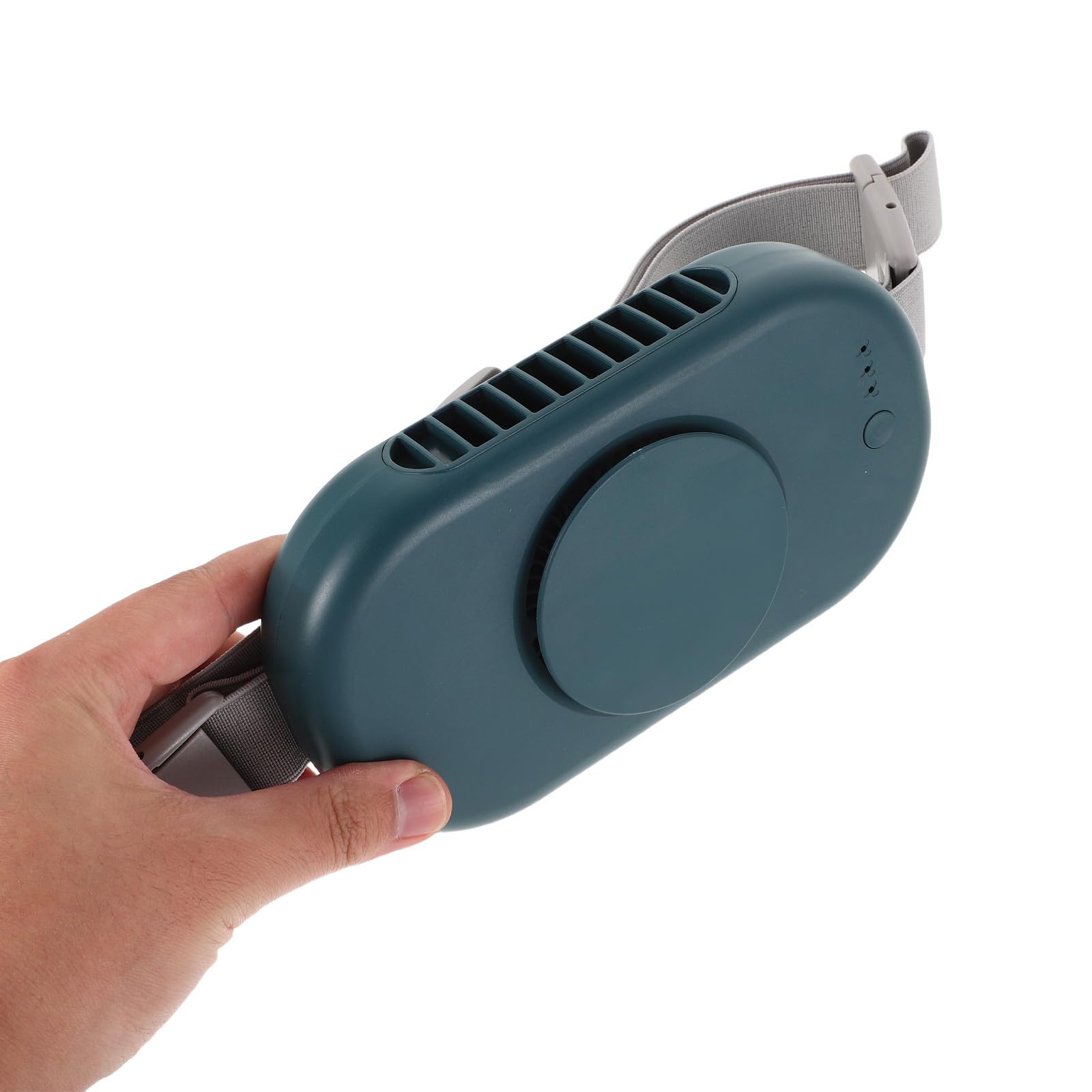 Ventilador de Cintura Portátil USB Recargable de Alta Velocidad