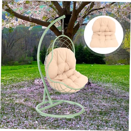 Cojín para silla colgante de exterior jardín y terraza lavable grueso 8