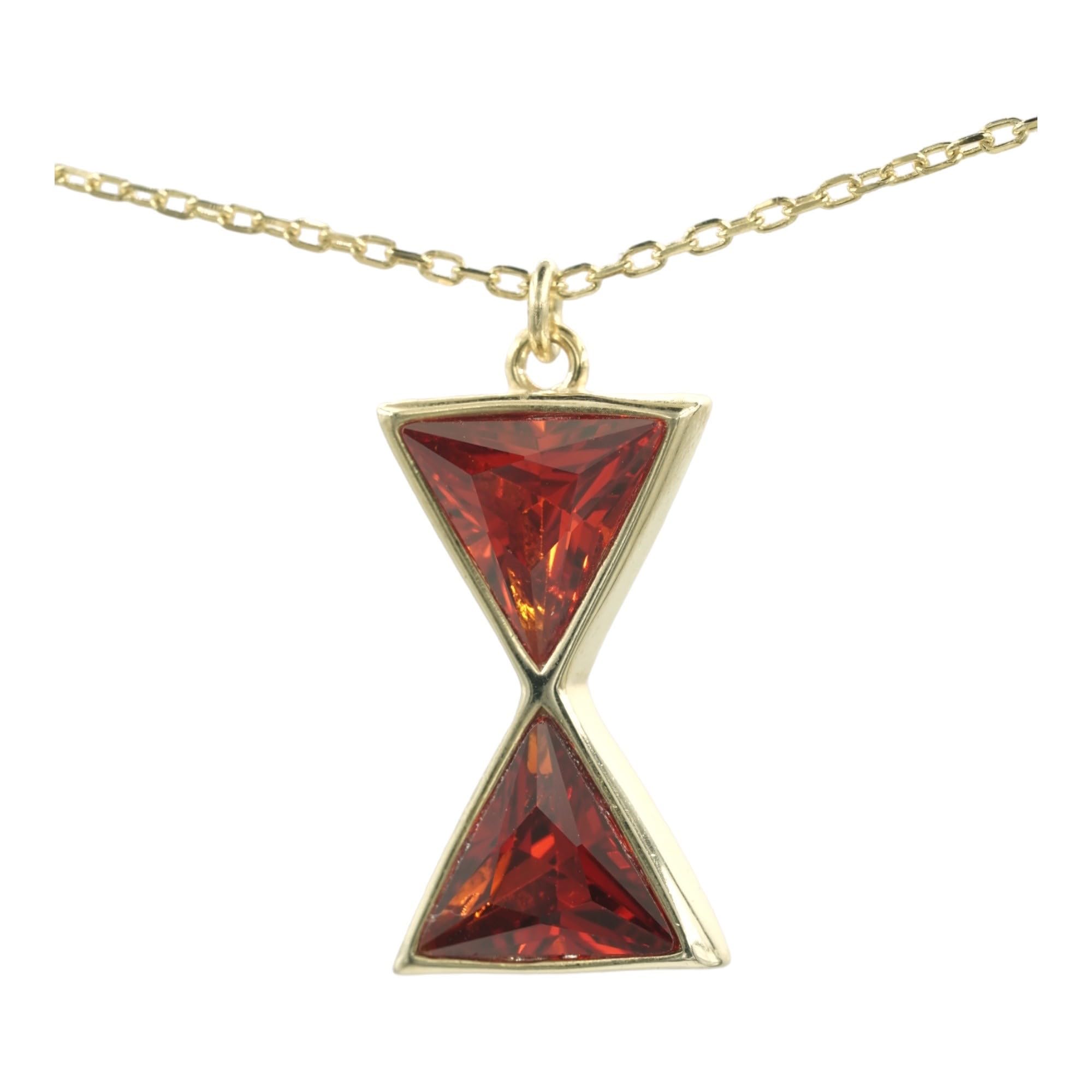 Romanoff Necklace,V1 Hourglass necklace, Black Widow Necklace, Superhero Necklace -Hourglass Symbol Necklace-925 Sterling Necklace