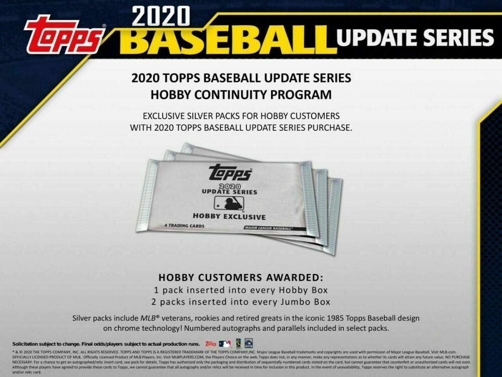 Topps MLB Chrome Updates Sapphire Baseball Trading Card Box