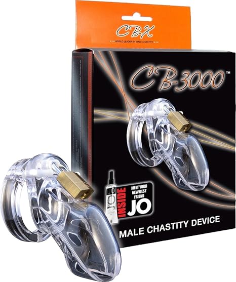 CB-X CB-3000 Male Chastity Device, Clear