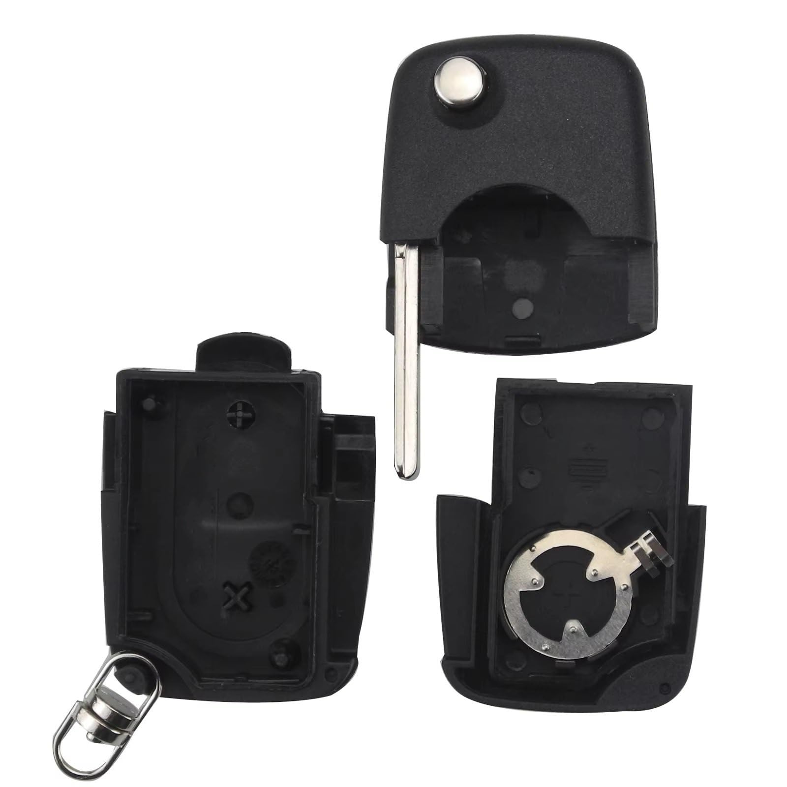 Compatible Con Para A8 1997 1998 1999 2000 2001 2002 2003 Para TT 1999-2006 Funda Mando A Distancia De Coche Plegable Tapa 2 Botones