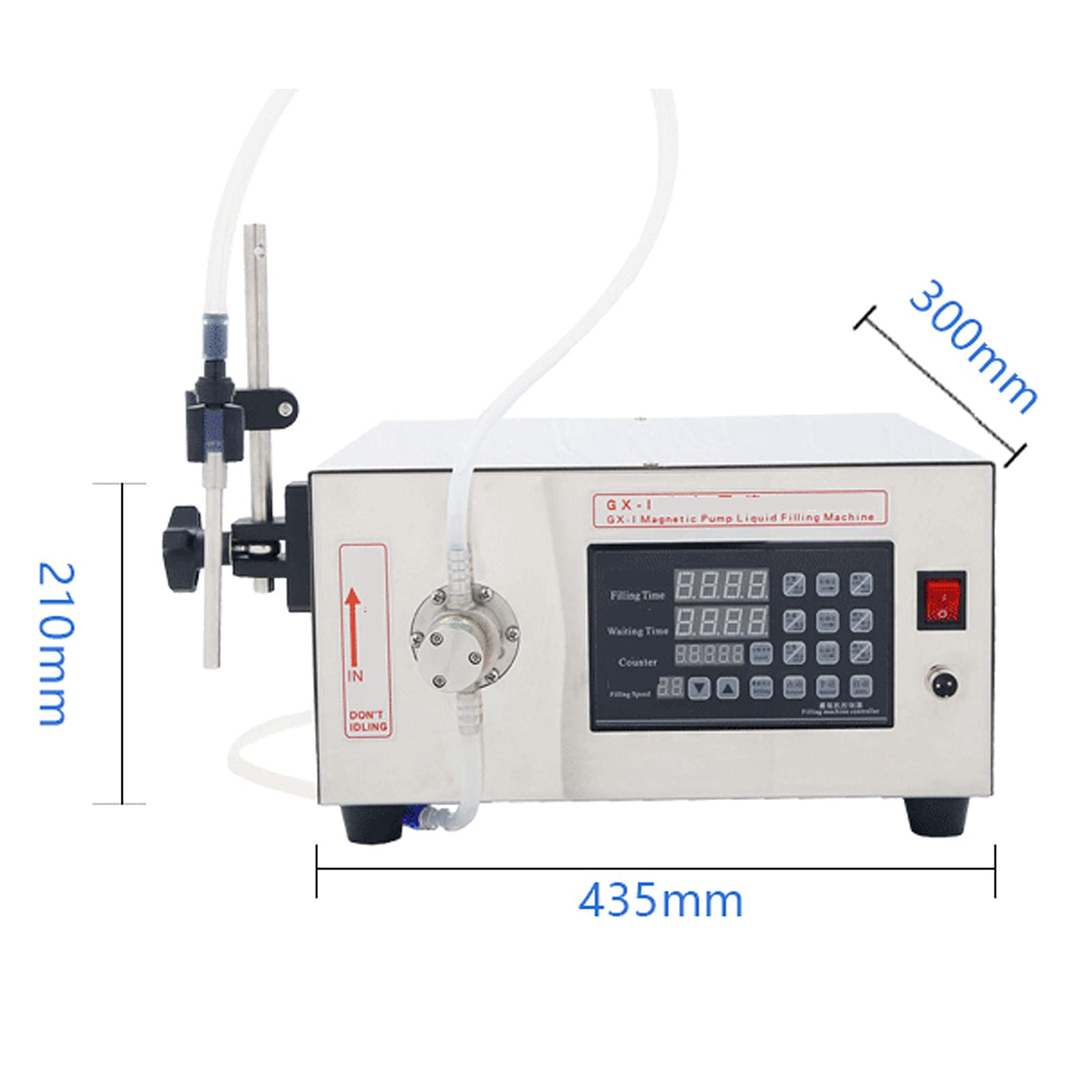 ERoomQ Automatic Bottle Filler,Liquid Filling Machine,Automatic Digital Bottle Filling Filler,Single Heads,for Liquid