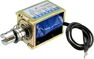uxcell 12VDC 25N 10mm Stroke Pull Push Solenoid Electromagnet Open Frame Type Linear Motion JF-1040B