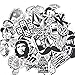 Aufkleber Pack 120pcs, Wasserdicht Vinyl Stickers Graffitti Decals Stickerbomb für Laptop, Kinder, Autos, Motorrad, Fahrrad, Skateboard Gepäck, Bumper Sticker Hippie Aufkleber Bomb