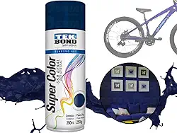 Tinta aerossol Super Color Tekbond azul escuro uso geral 350 ml/250g